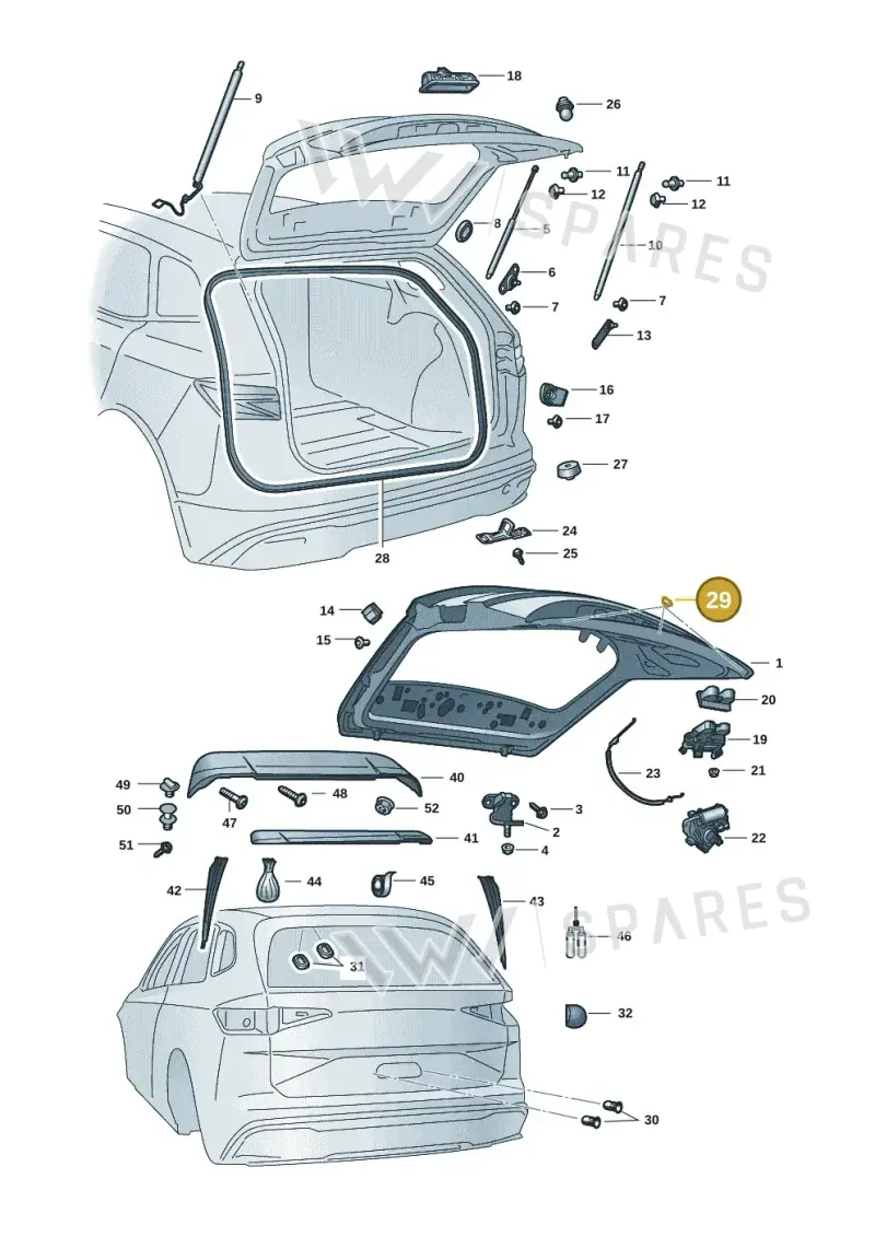1Z0971904 — Skoda Enyaq (2020-) diagram 50a827000, position 29