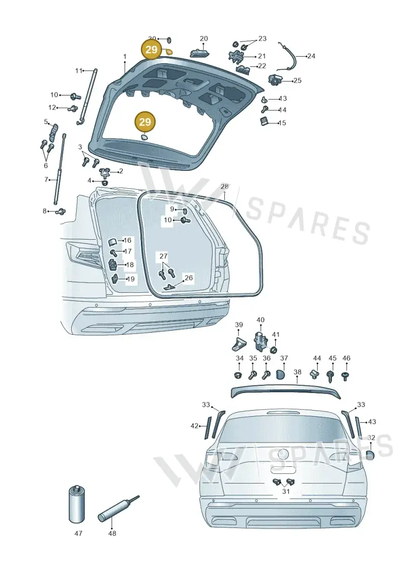 1Z0971904 — Skoda Kamiq (2019-) diagram 584827000, position 29
