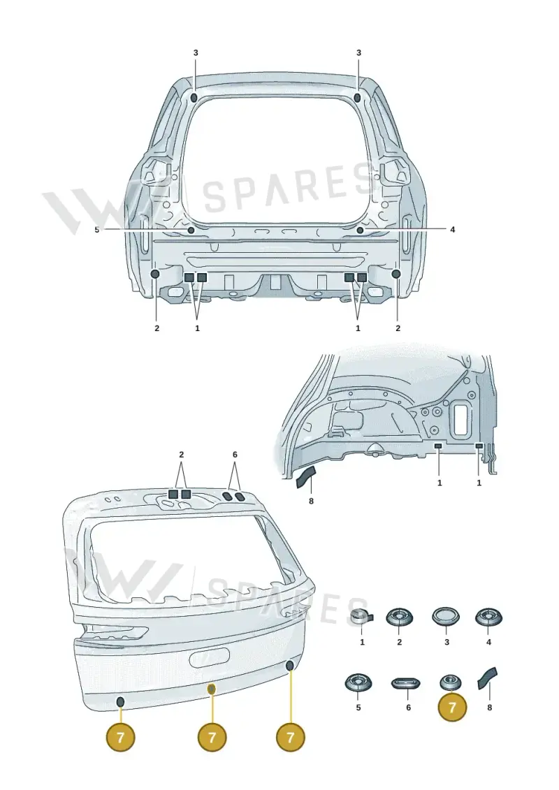 1Z0971904 — Skoda Kodiaq (2024-) diagram 57h803503, position 7