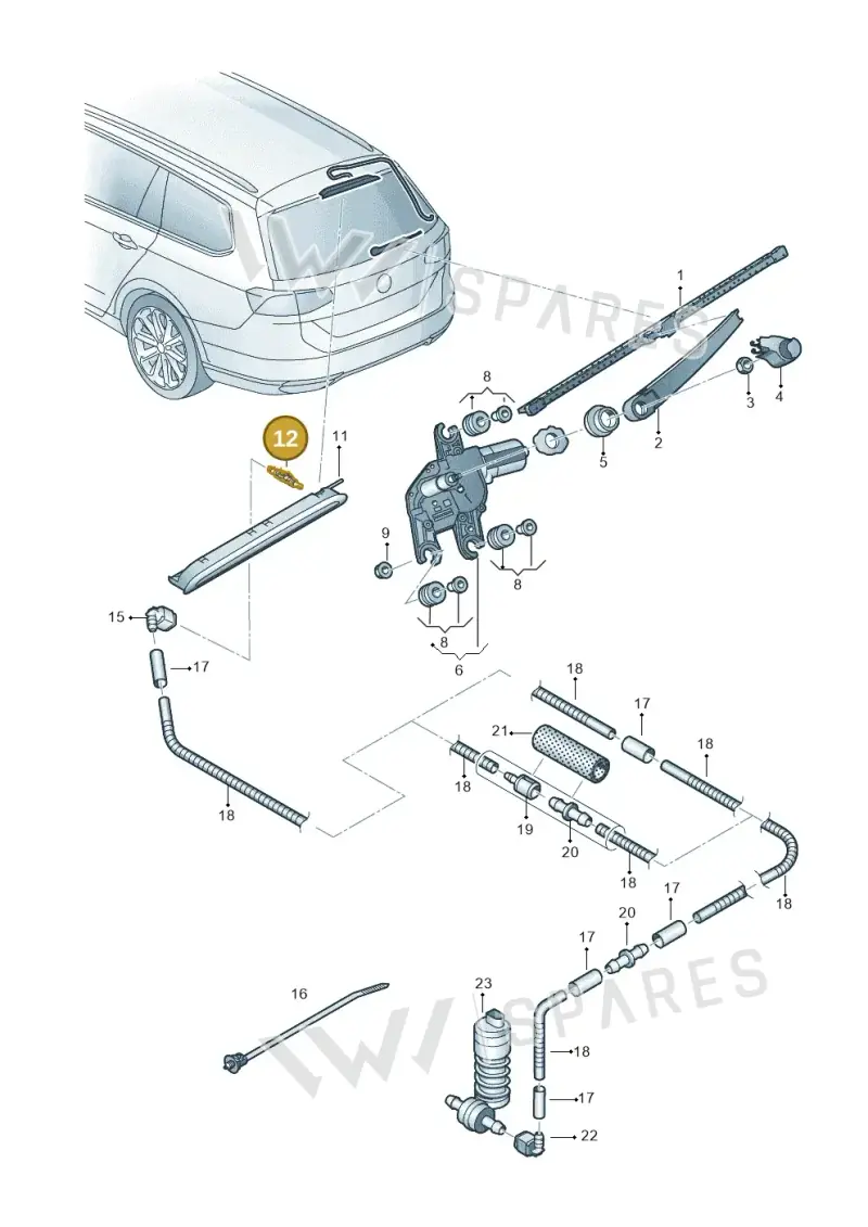1Z5955985 — Skoda Superb Combi (2015-2024) diagram 793955200, position 12