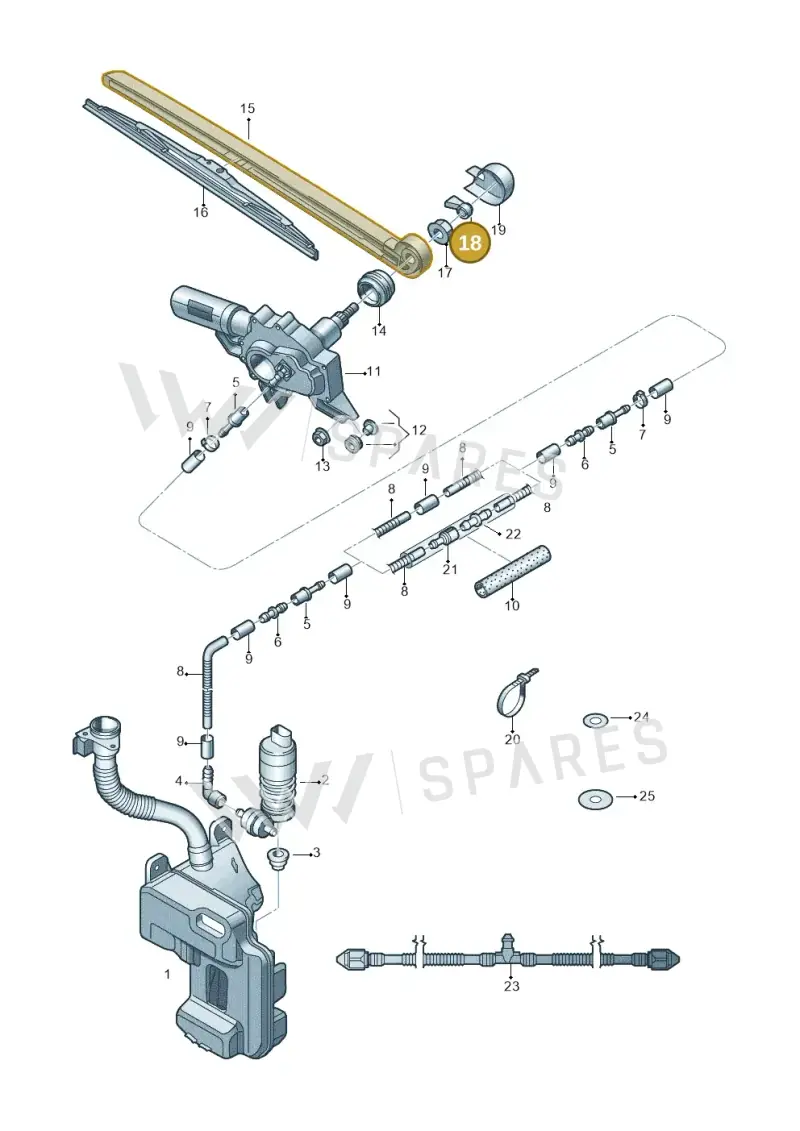 1Z5955985 — Skoda Octavia (2017-2020) diagram 805955030, position 18