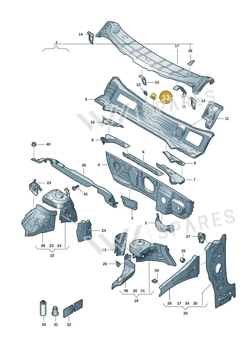 2G2805327 — Skoda Fabia (2021-) diagram 6vn805050, position 13