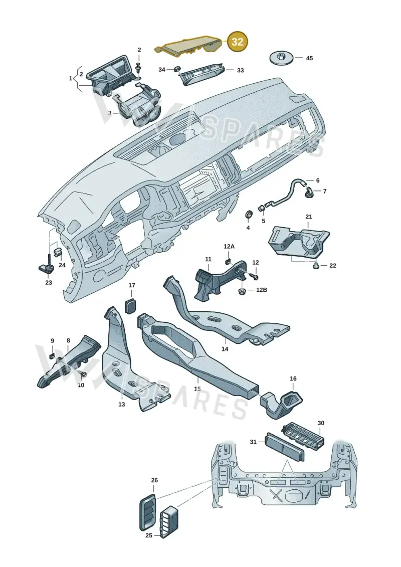 2G2815159 — Skoda Fabia (2021-) diagram 6vn819010, position 32