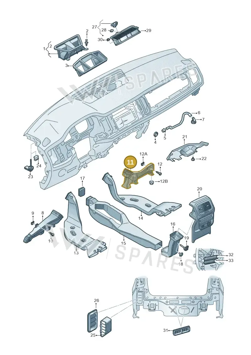 2G2819152A — Skoda Kamiq (2019-) diagram 584819010, position 11