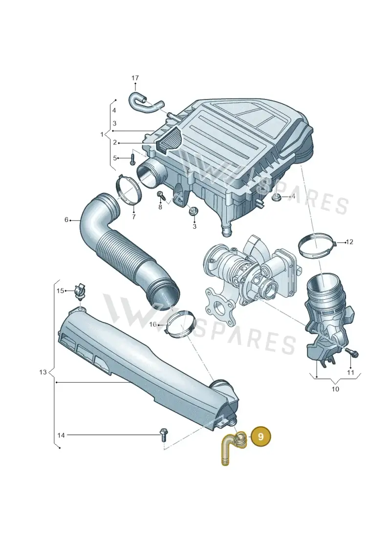 2Q0129637 — Skoda Kamiq (2019-) diagram 837129000, position 9