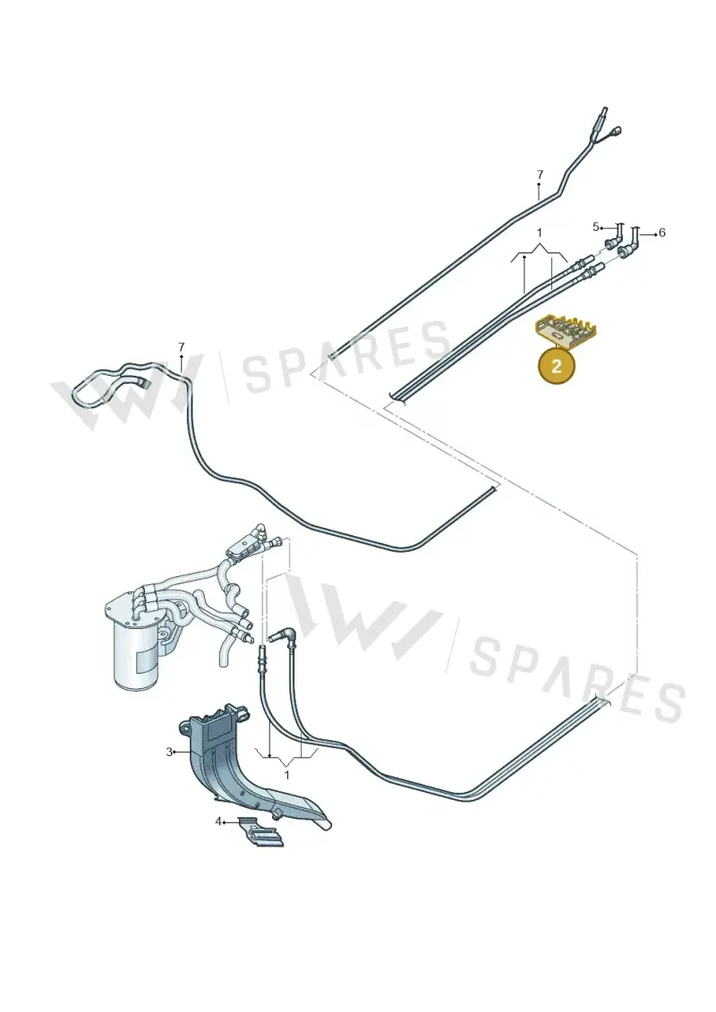 2Q0201449 — Skoda Kamiq (2019-) diagram 837201250, position 2