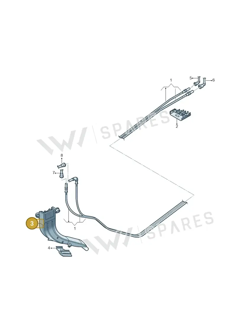 2Q0201973B — Skoda Fabia (2021-) diagram 837201150, position 3