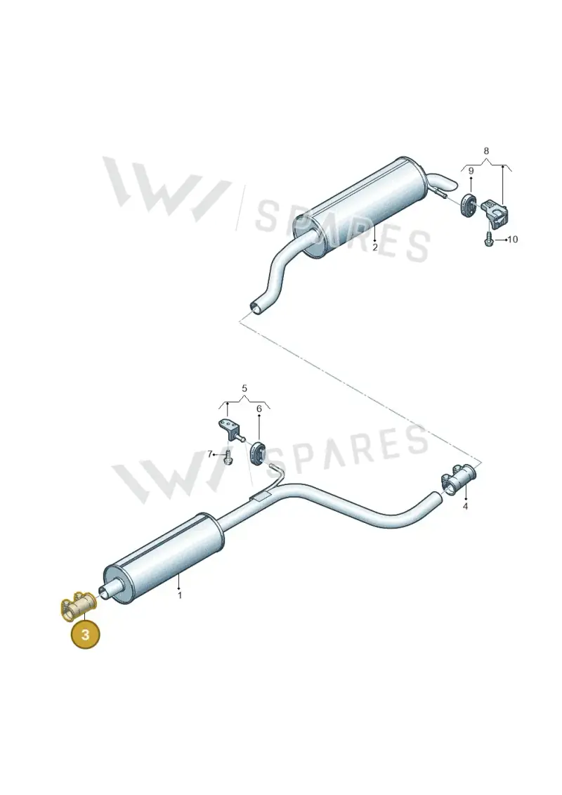 2Q0253141C — Skoda Fabia (2021-) diagram 837254100, position 3