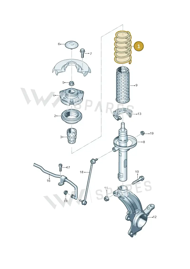 2Q0411105B — Skoda Fabia (2021-) diagram 753411000, position 1