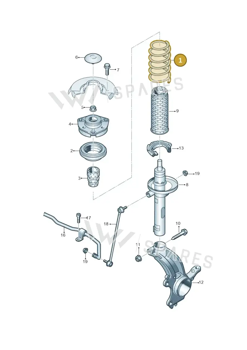 2Q0411105DL — Skoda Kamiq (2019-) diagram 753411000, position 1