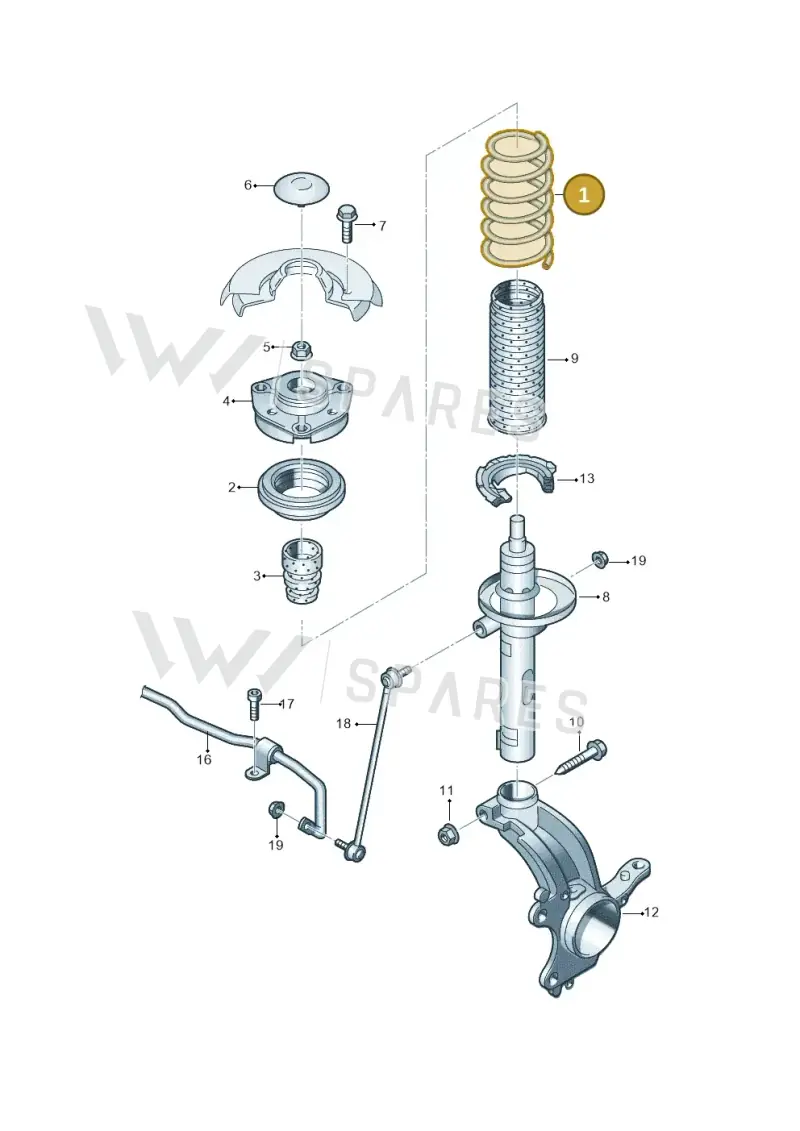 2Q0411105F — Skoda Fabia (2021-) diagram 753411000, position 1