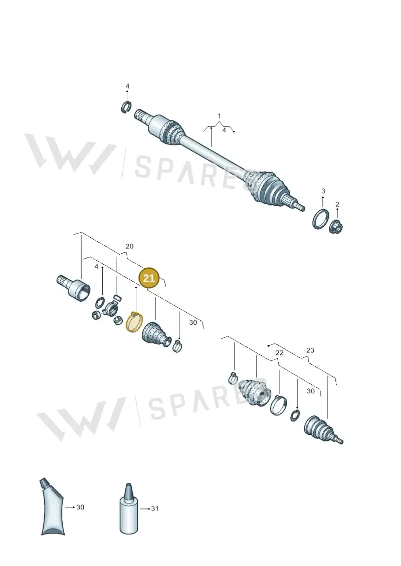 2Q0498201 — Skoda Fabia (2021-) diagram 837407200, position 21