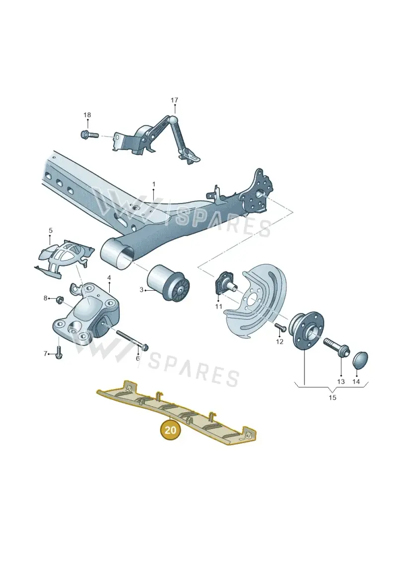 2Q0501715K — Skoda Kamiq (2019-) diagram 837500200, position 20