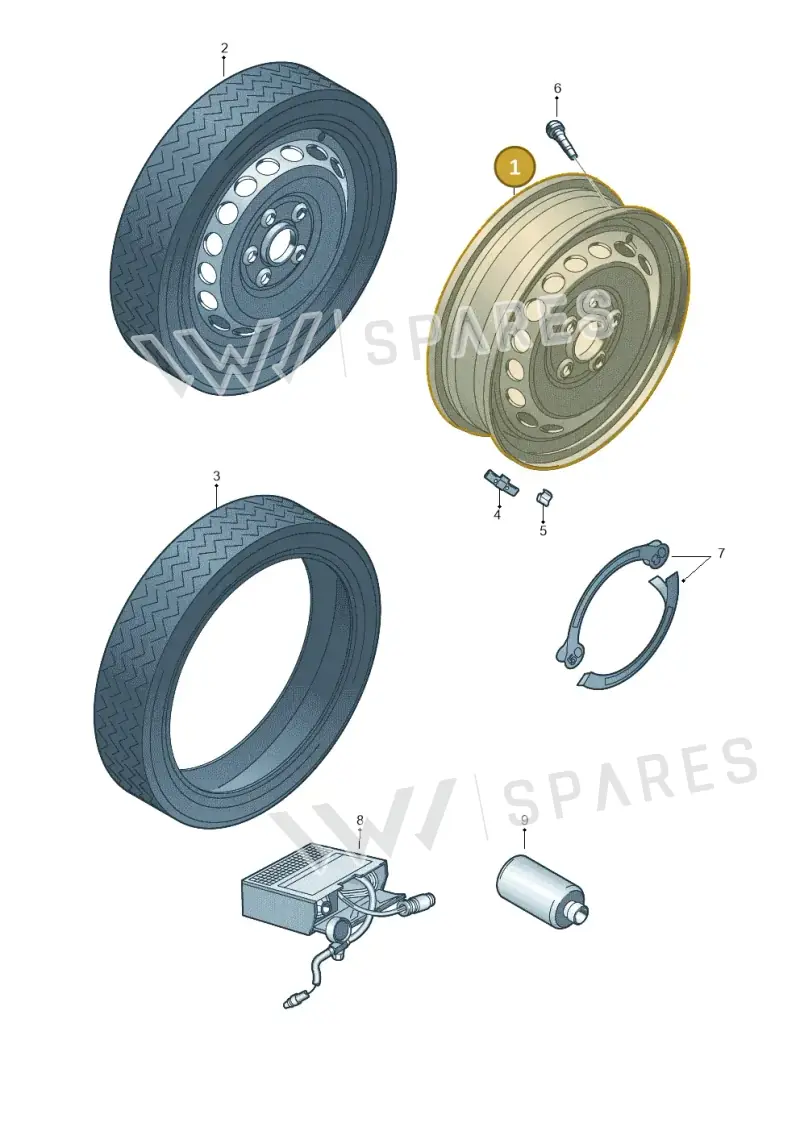 2Q0601027AR03C — Skoda Kamiq (2019-) diagram 719601120, position 1