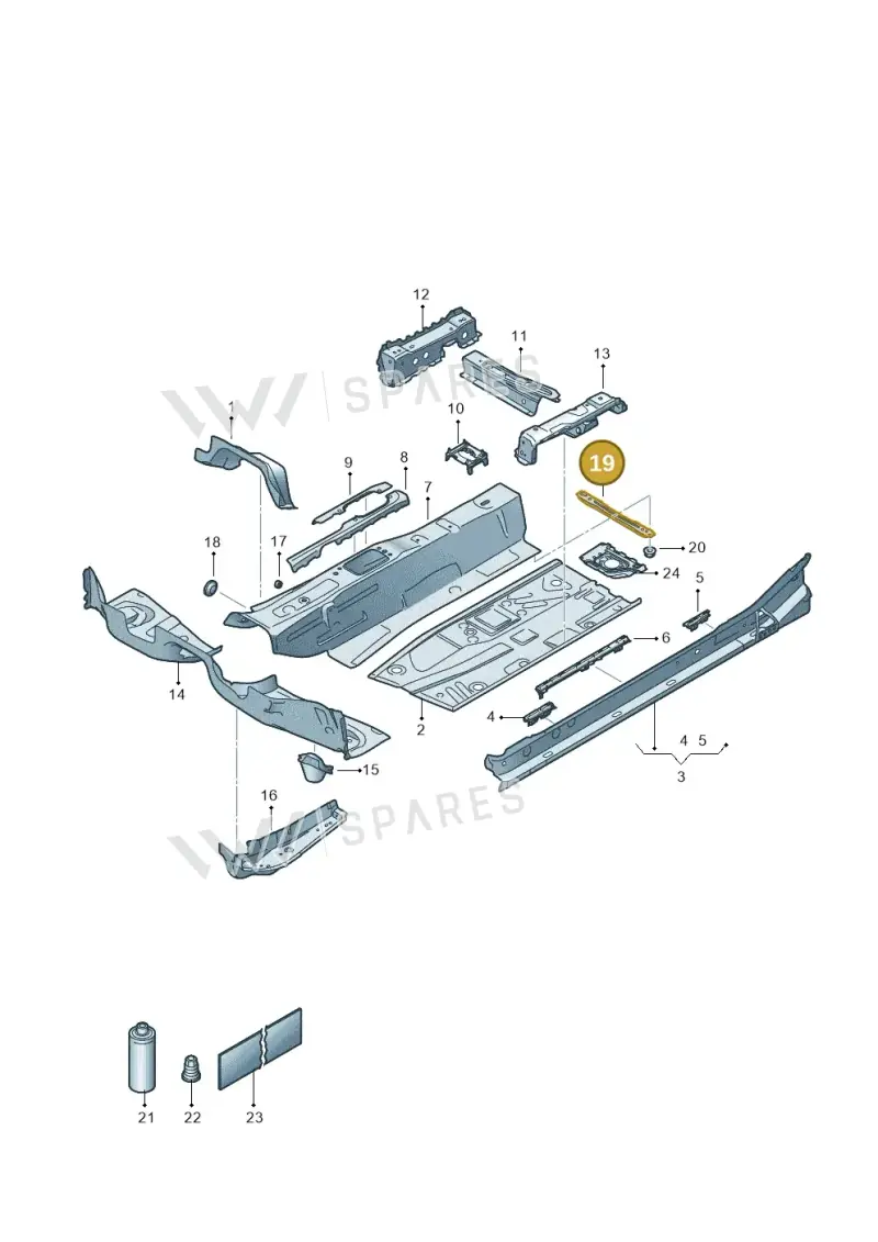 2Q0802128 — Skoda Kamiq (2019-) diagram 584803005, position 19