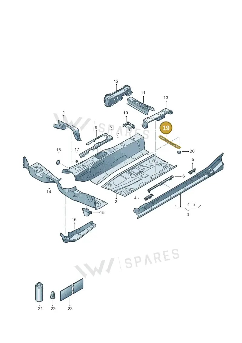 2Q0802128 — Skoda Fabia (2021-) diagram 835803050, position 19
