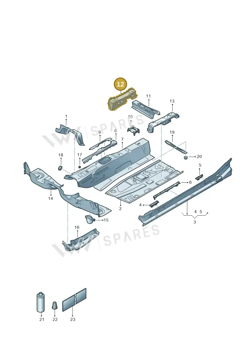 2Q0802381 — Skoda Fabia (2021-) diagram 835803050, position 12