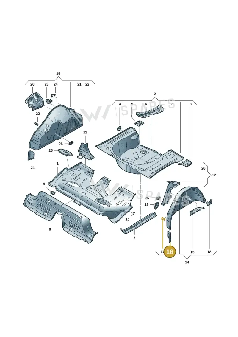 2Q0802397 — Skoda Fabia (2021-) diagram 6vn803030, position 16