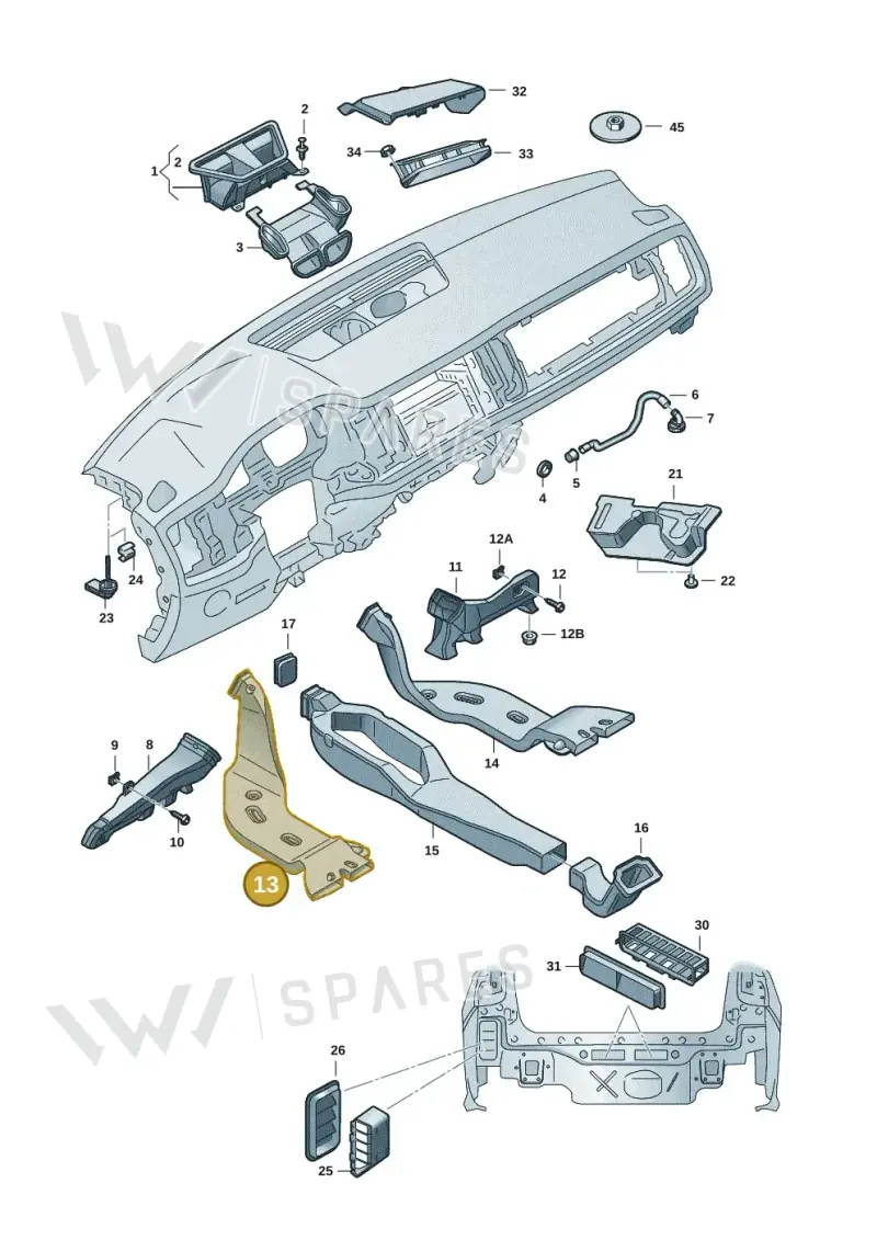 2Q0819805 — Skoda Fabia (2021-) diagram 6vn819010, position 13