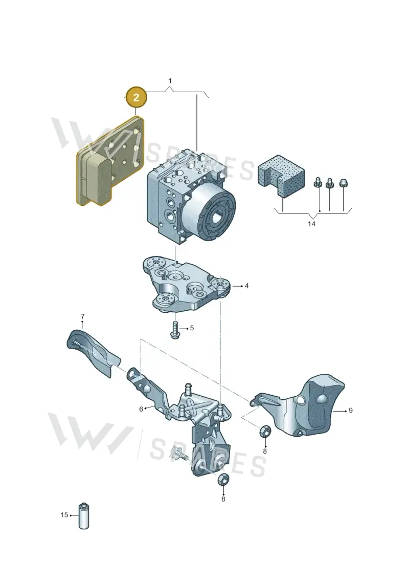 2Q0907379AHREP — Skoda Kamiq (2019-) diagram 837614000, position 2