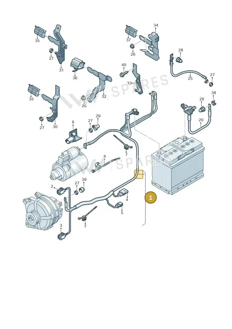 2Q0971349RC — Skoda Fabia (2021-) diagram 584971000, position 1