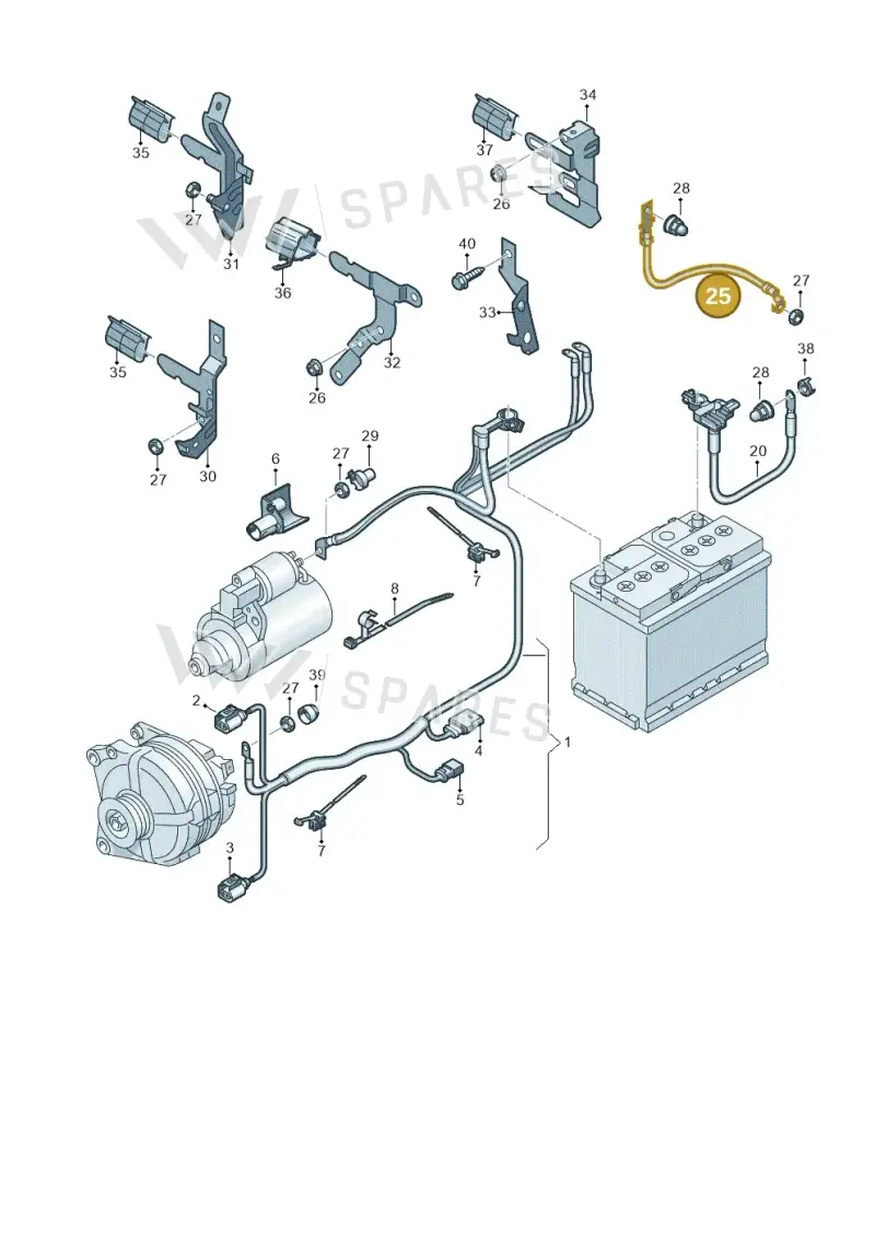 2Q0971537AB — Skoda Fabia (2021-) diagram 584971000, position 25