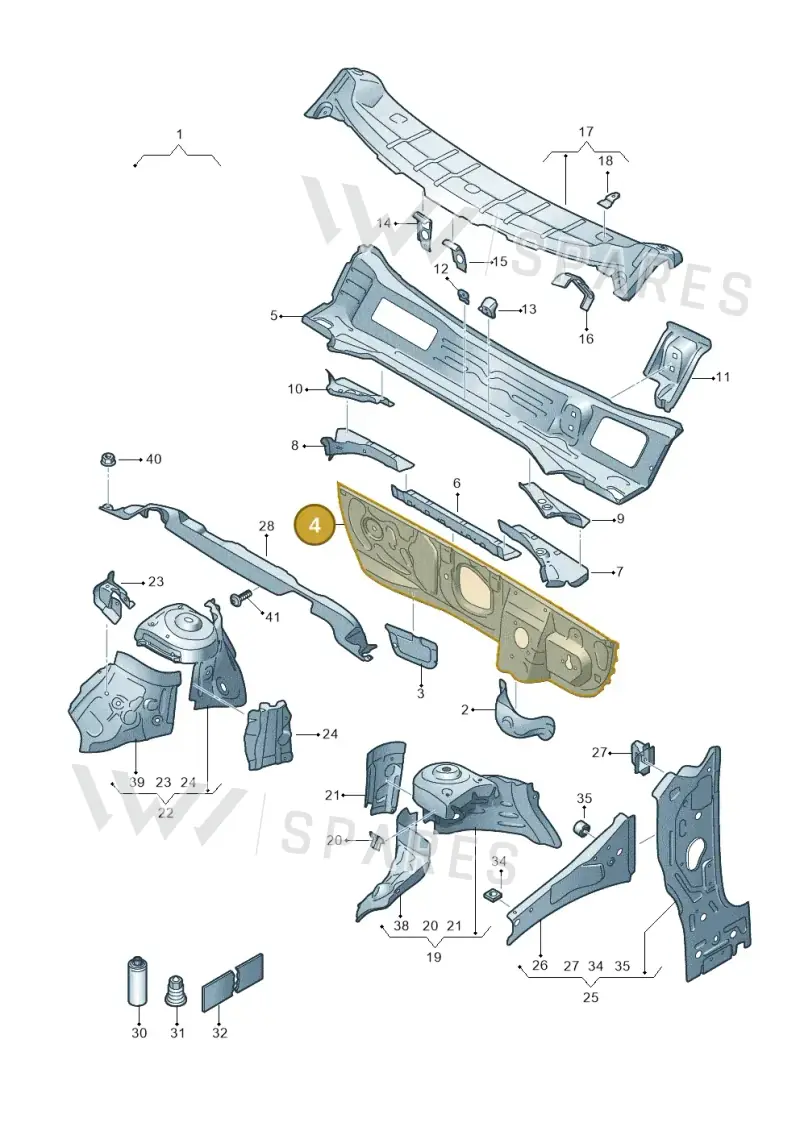 2Q1805422 — Skoda Kamiq (2019-) diagram 835805500, position 4