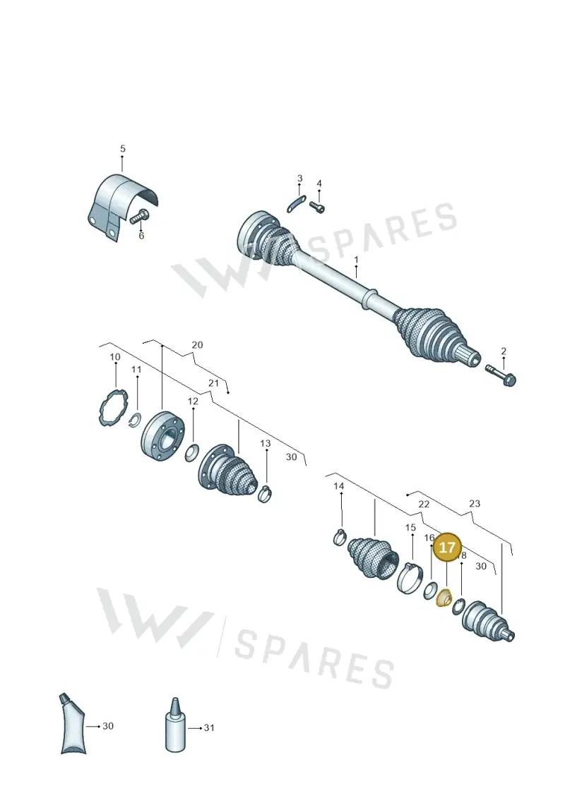 321407295A — Skoda Octavia (2019-2024) diagram 649407220, position 17
