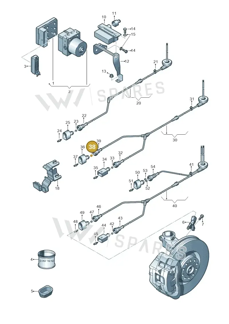 357972740E — Skoda Yeti (2013-2017) diagram 419927000, position 38