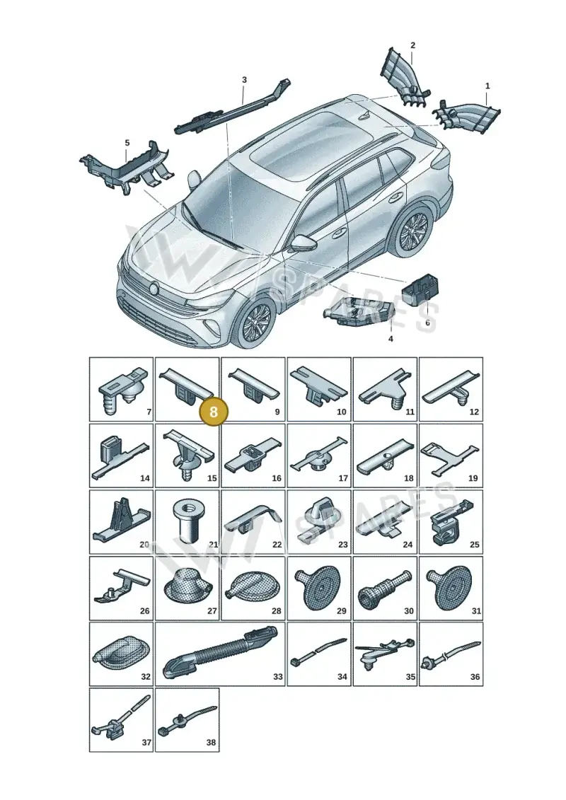 3B0971848F — Skoda Kodiaq (2024-) diagram 57x972001, position 8