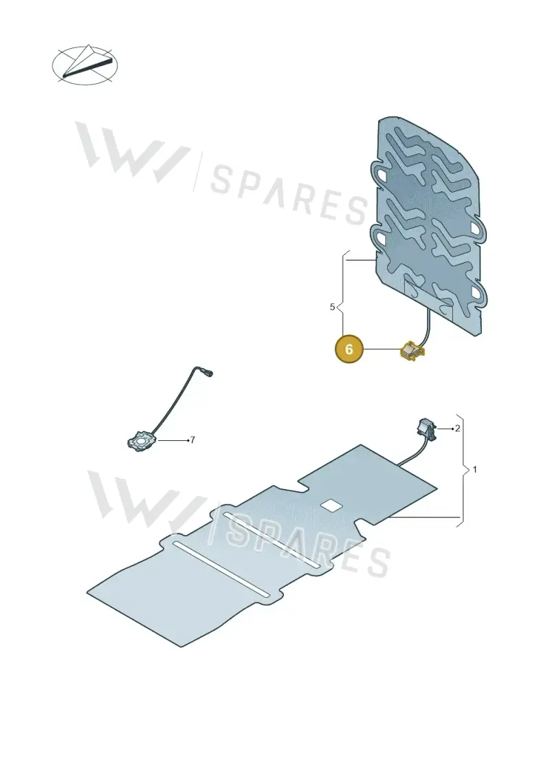 3B0972702 — Skoda Kamiq (2019-) diagram 584963010, position 6