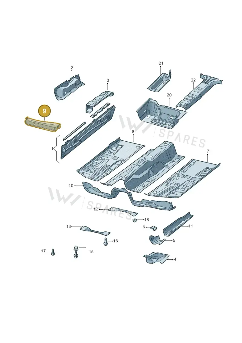 3C0803234 — Skoda Superb (2013-2015) diagram 632803100, position 9