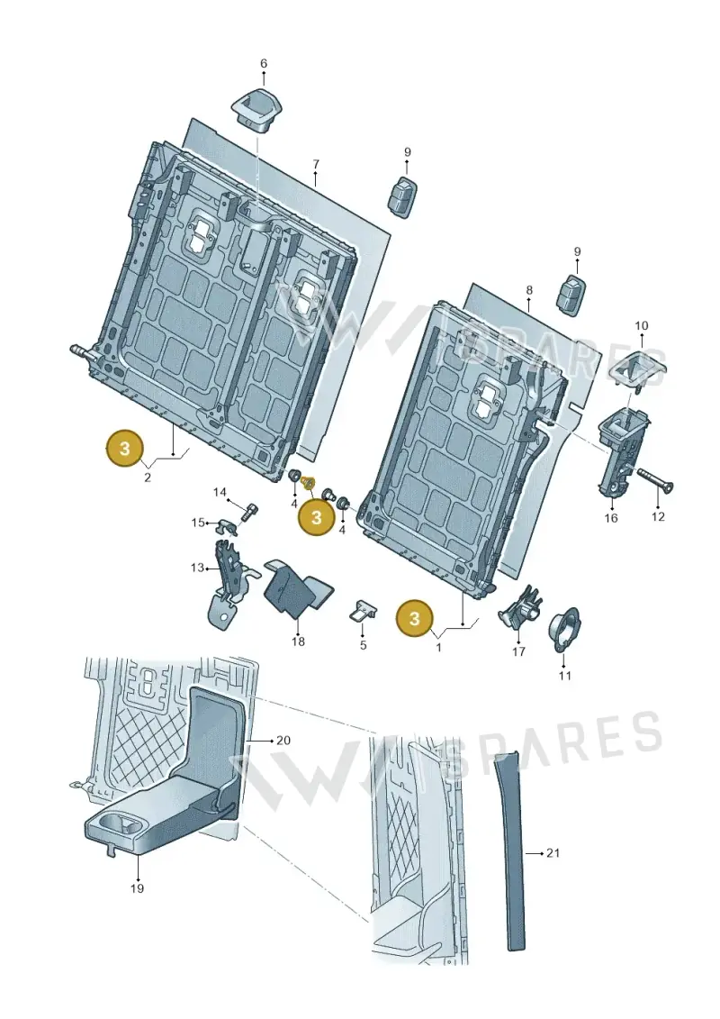 3C0885166 — Skoda Kamiq (2019-) diagram 584000002, position 3