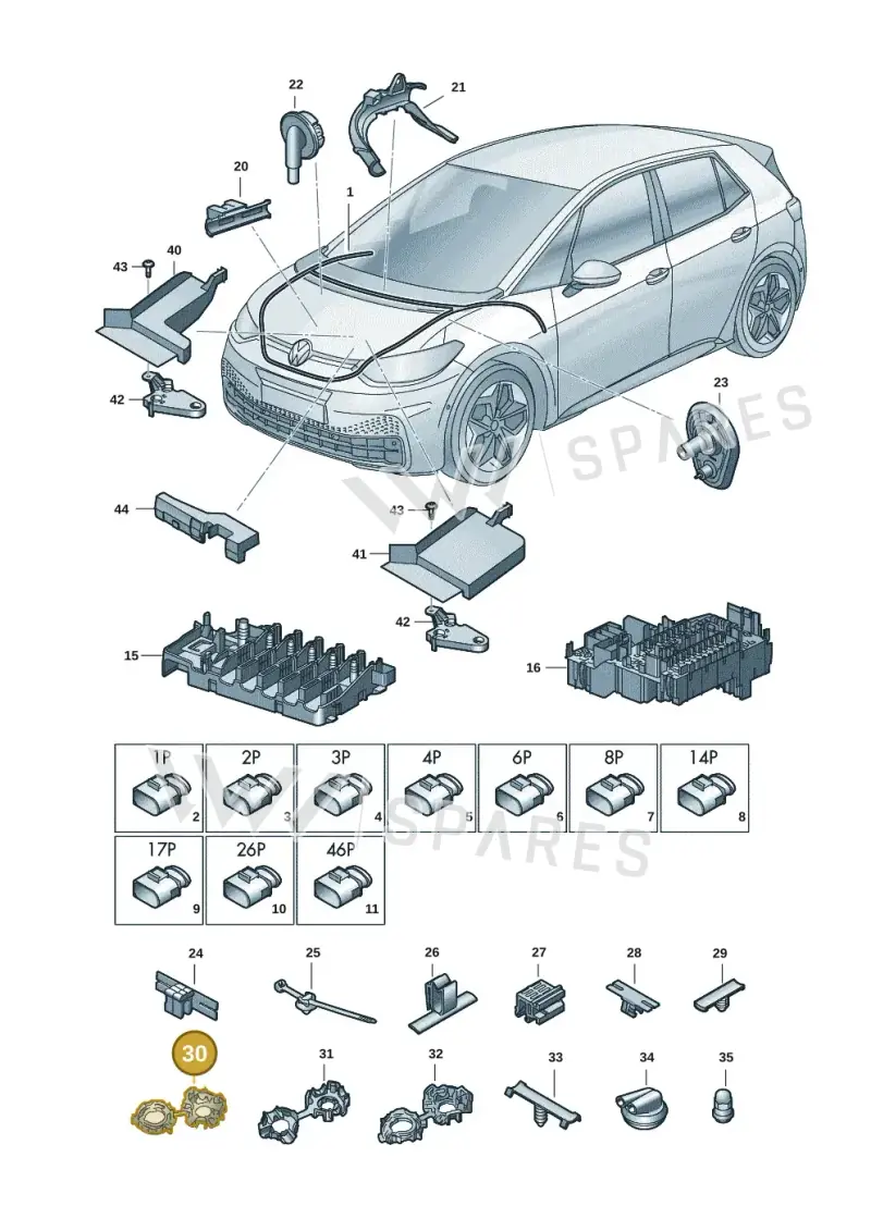 3C0971260A — Skoda Enyaq (2020-) diagram 10a971080, position 30