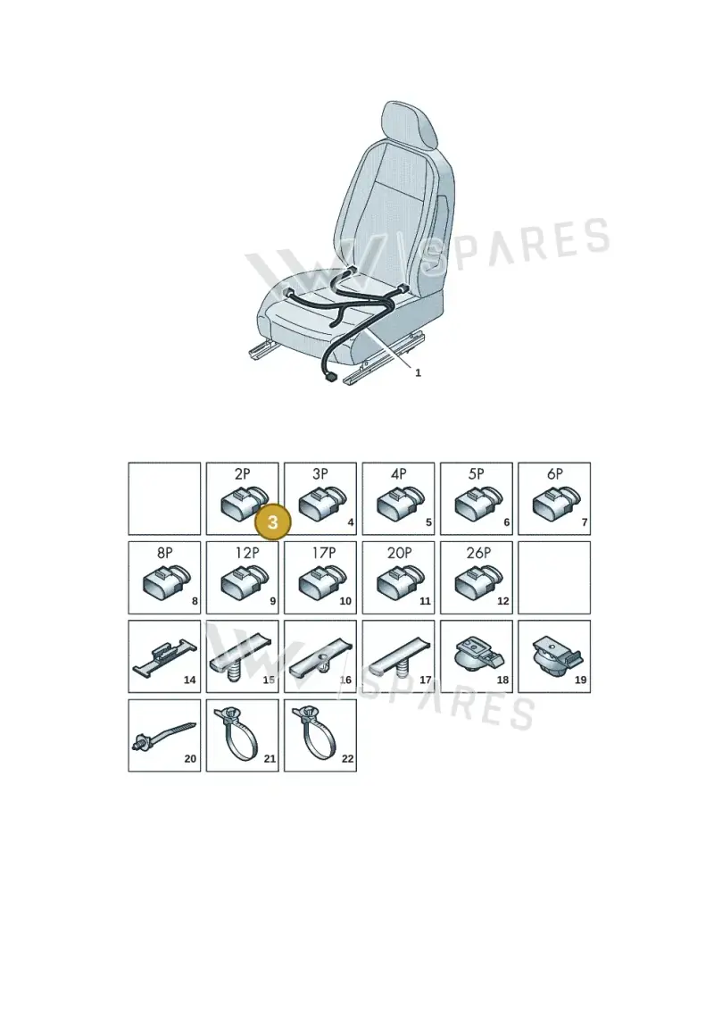 3C0973332B — Skoda Kodiaq (2024-) diagram 57x972250, position 3