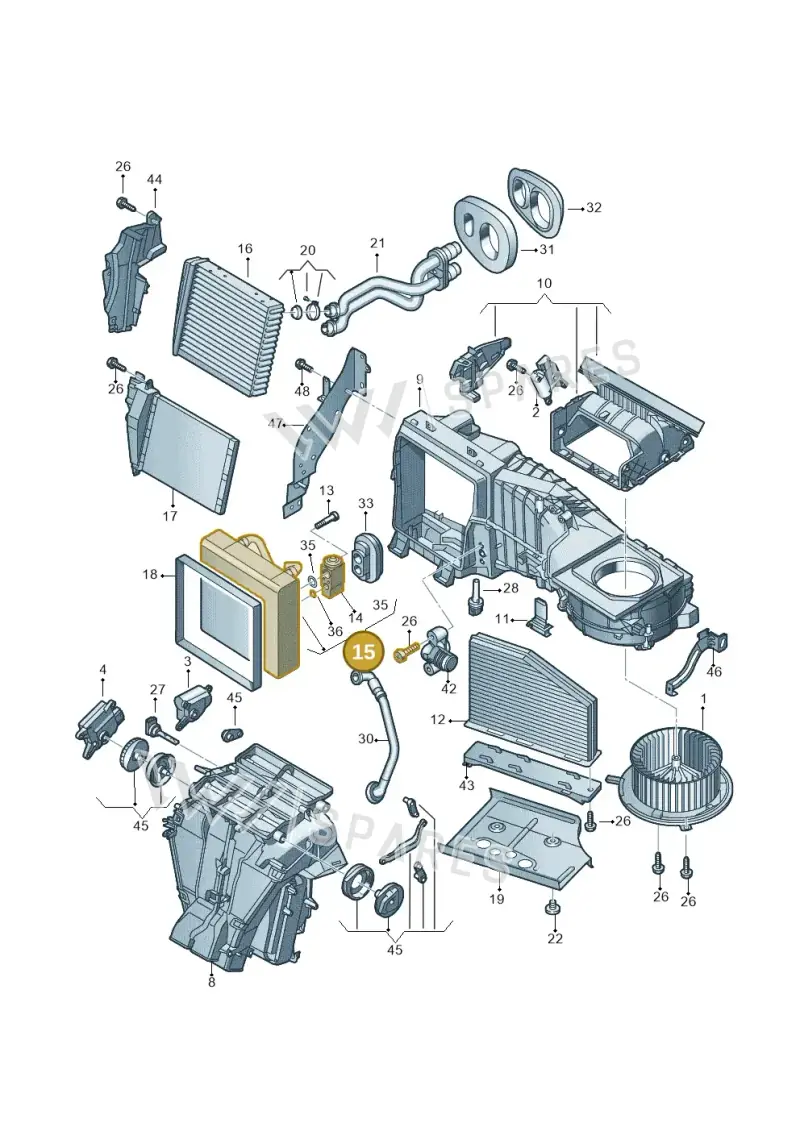 3C1820103D — Skoda Yeti (2013-2017) diagram 649820110, position 15