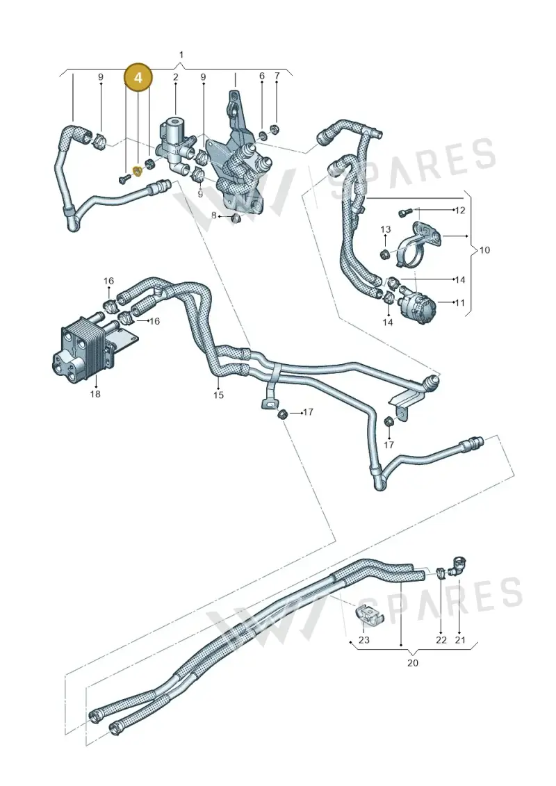 3D0422121 — Skoda Kodiaq (2024-) diagram 746819950, position 4