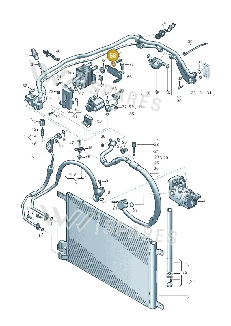 3D0422121 — Skoda Kodiaq (2024-) diagram 596260702, position 58