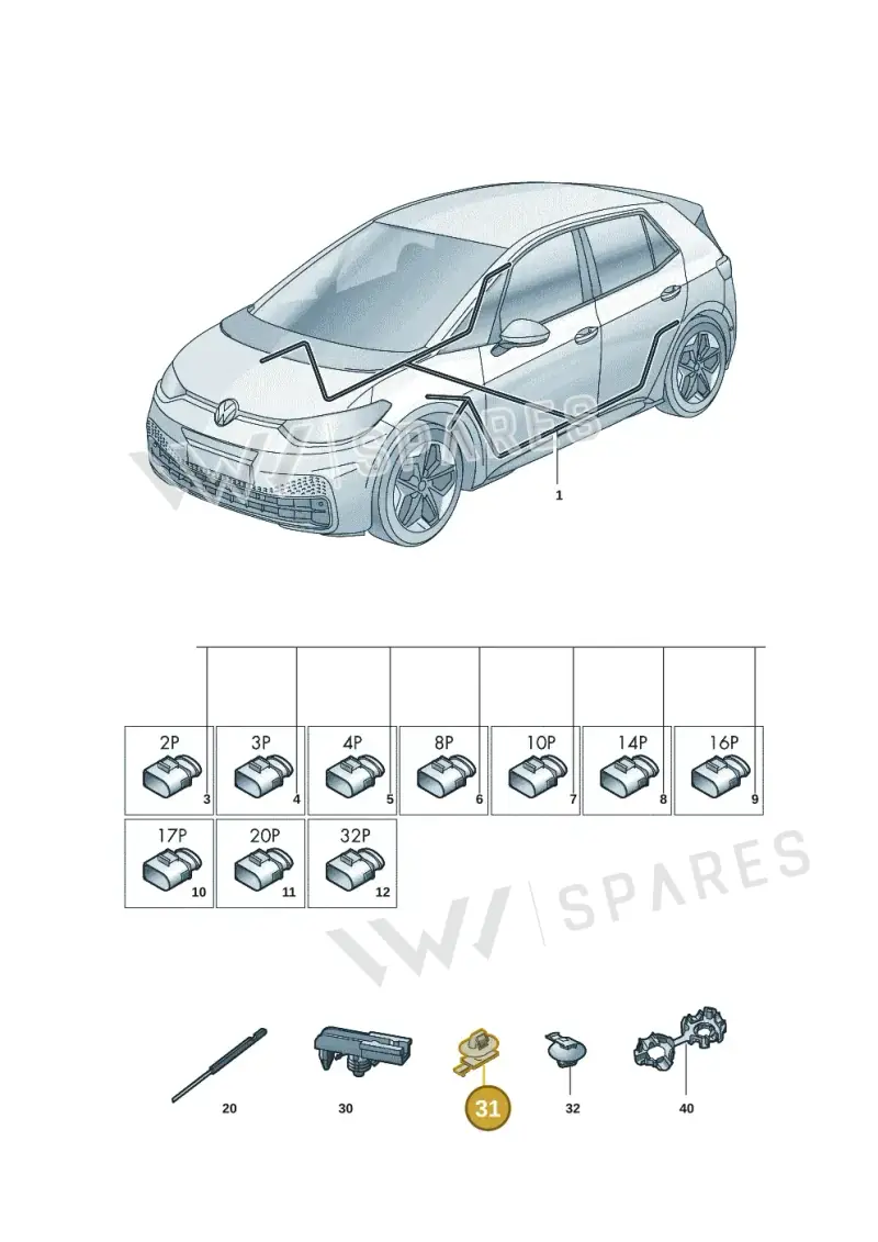 3D0971830F — Skoda Enyaq (2020-) diagram 10a972000, position 31