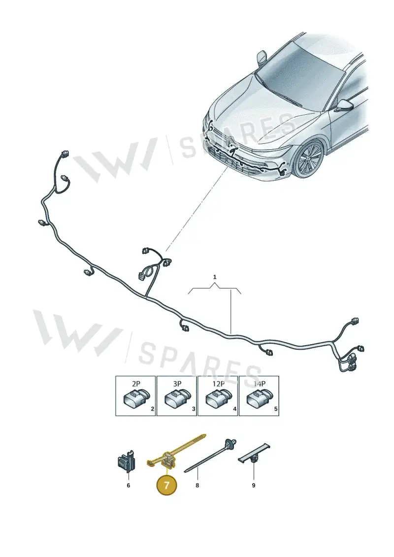 3D0971838M — Skoda Superb Combi (2023-) diagram 3j0971000, position 7