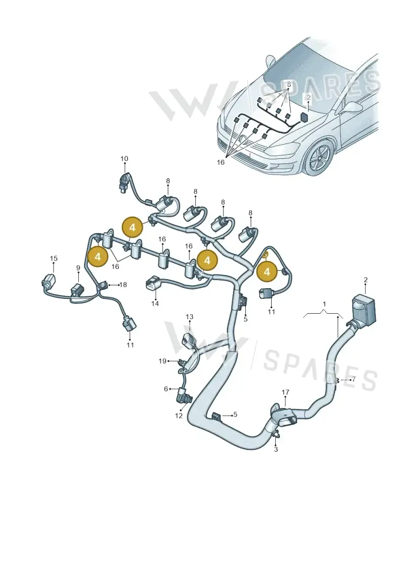 3D0971838N — Skoda Fabia (2021-) diagram 781971120, position 4