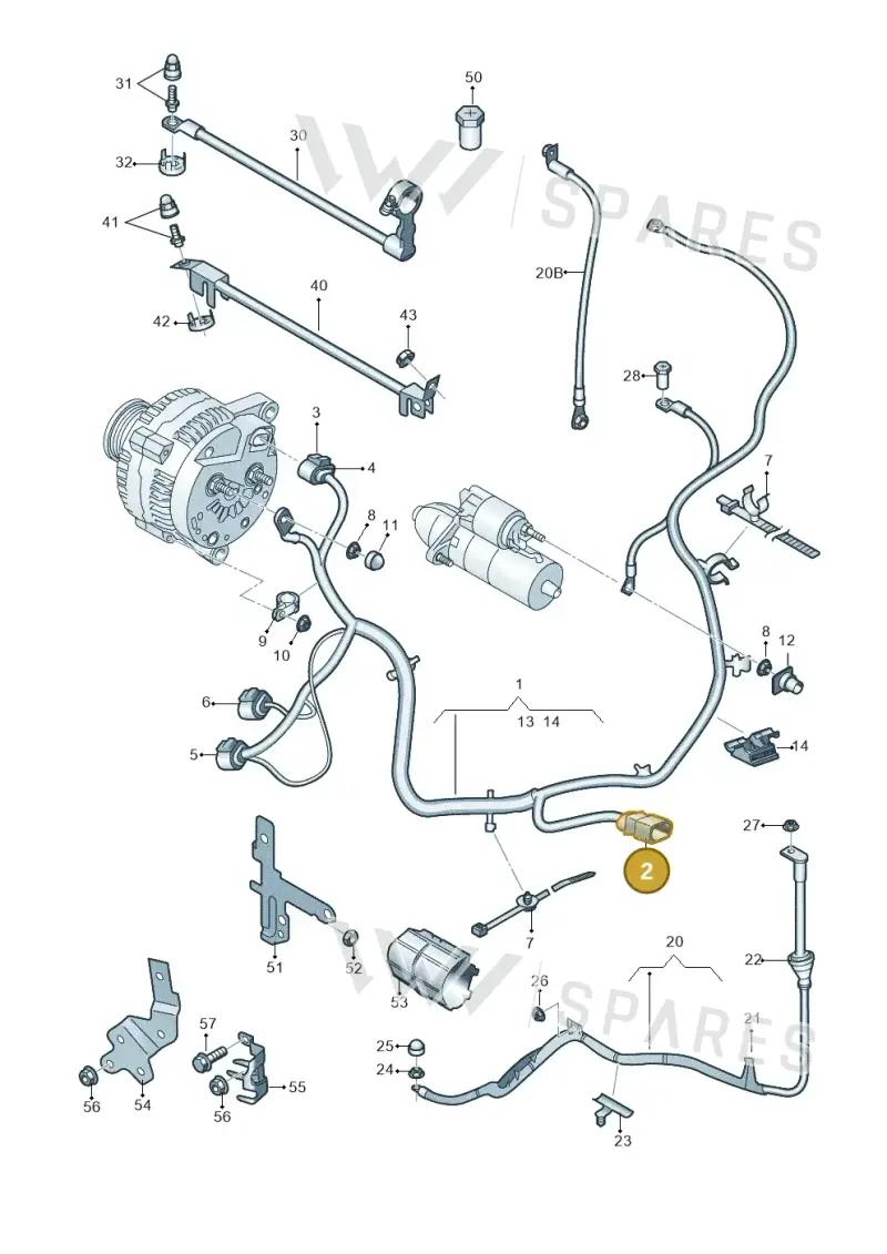 3D0973824F — Skoda Rapid (2012-2022) diagram 792972000, position 2