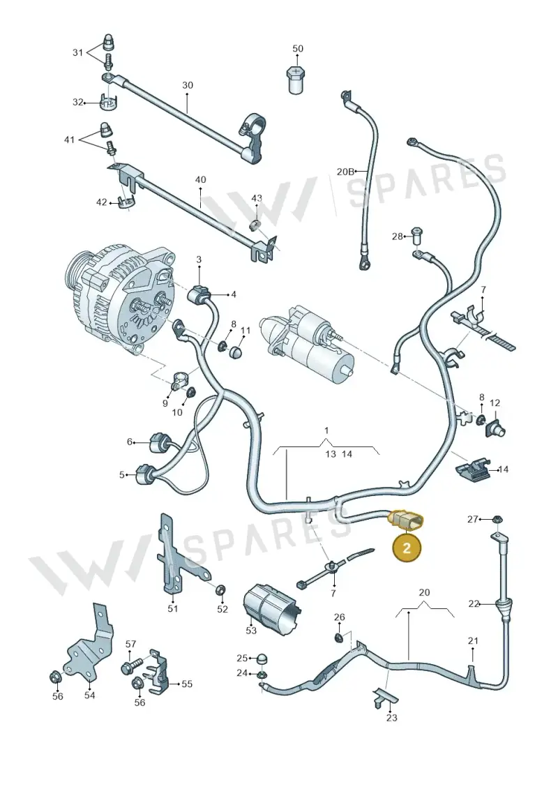 3D0973824G — Skoda Rapid (2012-2022) diagram 792972000, position 2