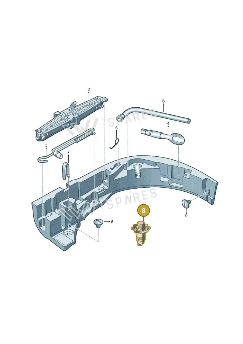 3G5863470 — Skoda Karoq (2017-2022) diagram 754011000, position 8