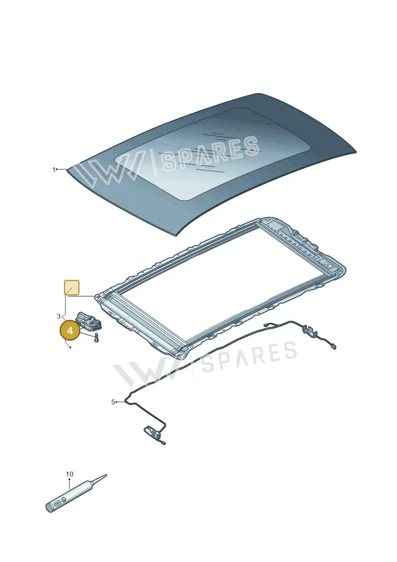 3G5877795 — Skoda Kamiq (2019-) diagram 584877010, position 4