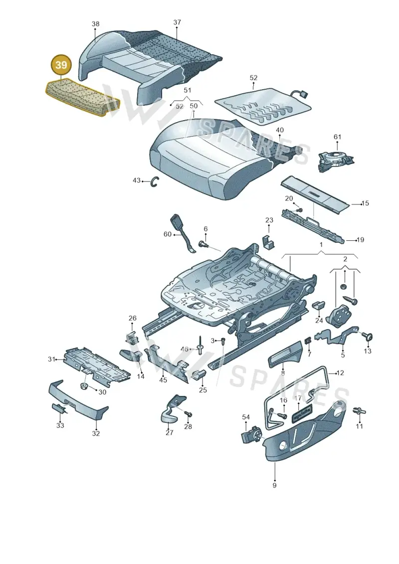 3J0881439 — Skoda Superb Combi (2023-) diagram 570881000, position 39