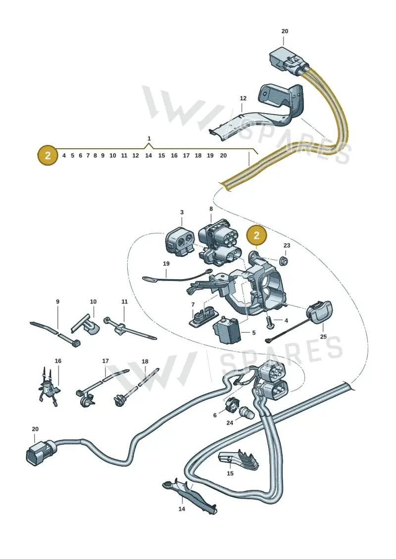 3J0907175 — Skoda Superb Combi (2023-) diagram 3j0970150, position 2