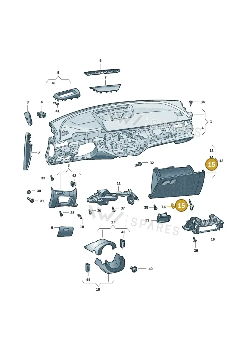 3J1858309 — Skoda Superb Combi (2023-) diagram 3p0857010, position 15
