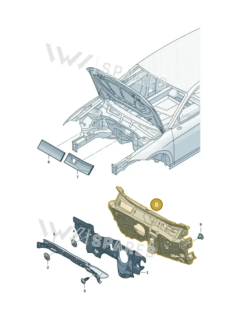 3J1863934A — Skoda Superb Combi (2023-) diagram 3p0863010, position 8