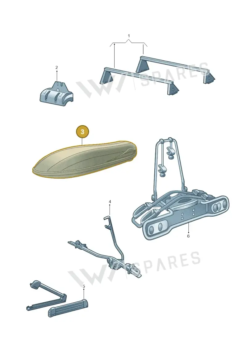 3P0071200A — Skoda Kodiaq (2024-2024) diagram 805071040, position 3